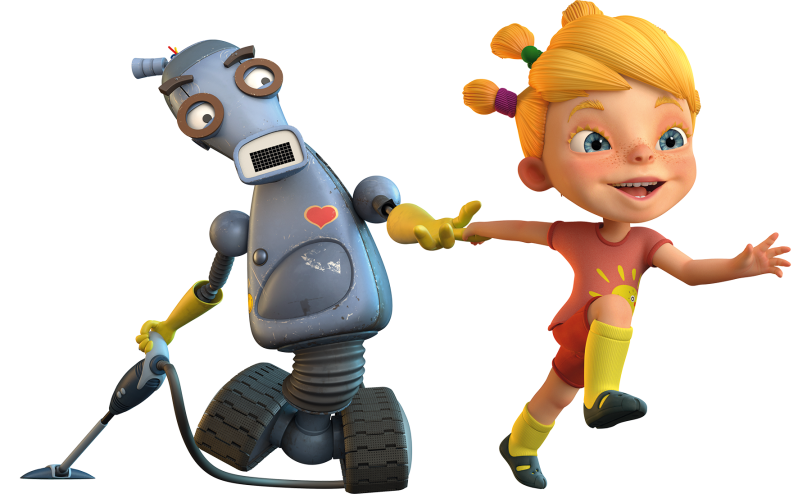 Mirsand - Alisa and her Robot: new animated TV series.